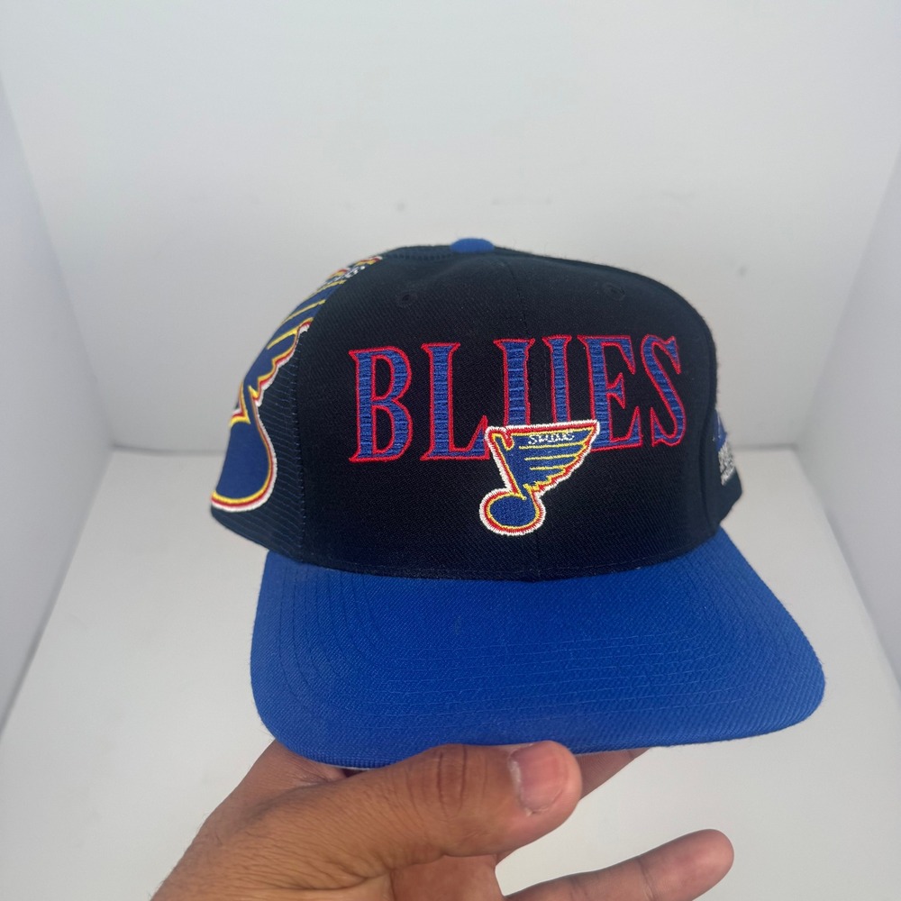 Vintage St. Louis Blues Snapback Hat Sports Specialties Center Ice NHL Cap